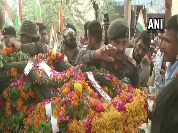 Mortal remains of Sepoy Rambir reached his native village, Mathura in Uttar Pradesh on Saturday ()