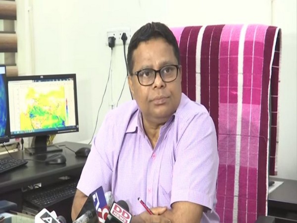 Indian Meteorological Department Director, Jayant Sarkar while addressing the reporters on Monday. (Photo/ANI)