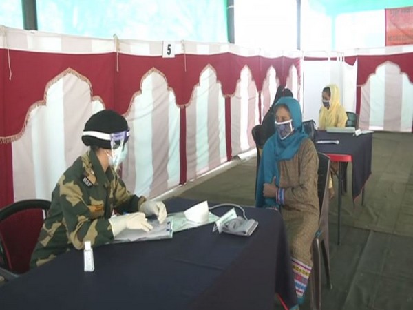 BSF organised a free medical camp in the Poonch district, Jammu and Kashmir (Photo/ANI)