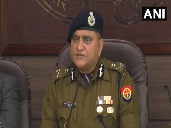 Uttar Pradesh DGP OP Singh while speaking to the reporters on Friday in Lucknow (Photo/ANI)