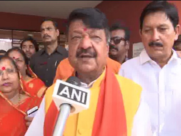 Kailash Vijayvargiya speaks to ANI in Indore on Sunday. [Photo/ANI]
