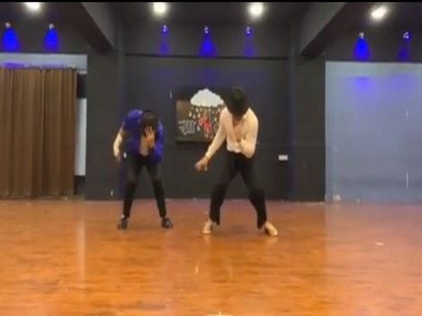 A still from the video