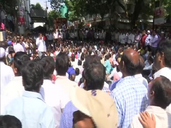 TSRTC employees strike has entered its 23rd day on Monday. Photo/ANI