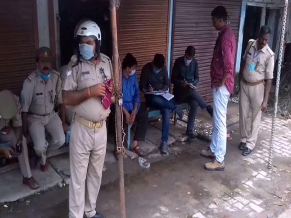 Anti-Terrorism Squad (ATS) conducted raids at several areas in Balrampur on Sunday (Photo/ANI)