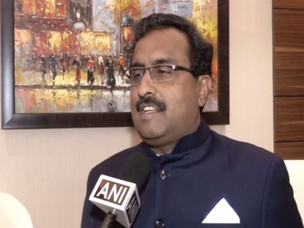 BJP general secretary Ram Madhav speaking to ANI in New Delhi on Tuesday. Photo/ANI