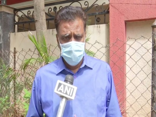 Telangana BJP spokesperson NV Subhash speaking to ANI on Thursday (Photo/ANI)