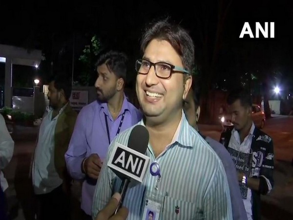 ISRO Scientist, Nirbhay Kumar Upadhyay while speaking to ANI on Friday. (Photo/ANI)