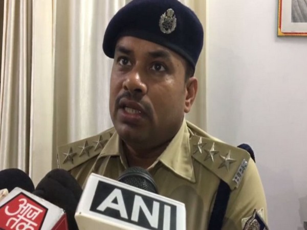 Deputy Superintendent of Police (DSP) Krishna Murari Prasad speaking to media persons in Muzaffarnagar on Tuesday. Photo/ANI