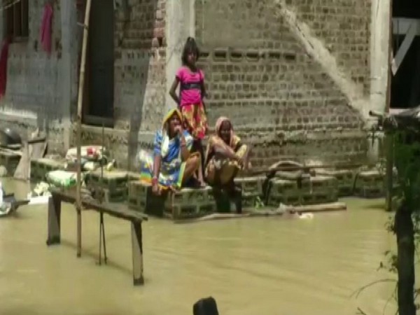 Flood-affected area in Bhadrak
