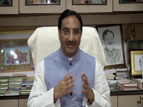 Union Minister Ramesh Pokhriyal Nishank. Photo/ANI