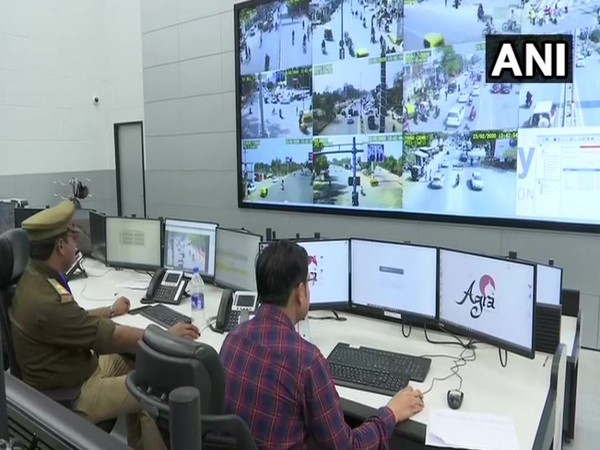 Visual from the control room in Agra (Photo/ANI)