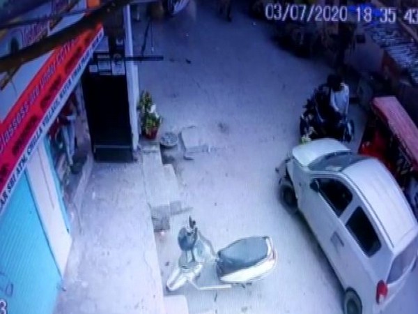 Visuals from the CCTV footage