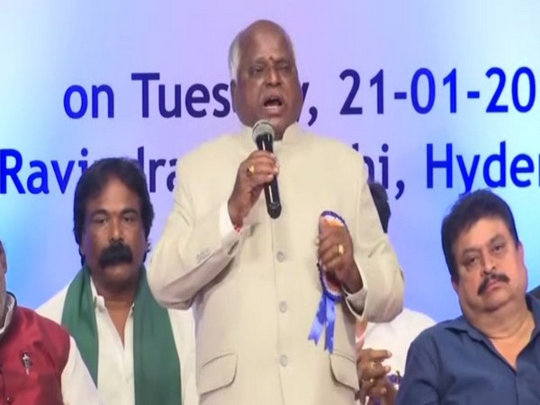 K Ramulu speaking at the national seminar in Hyderabad on Tuesday. Photo/ANI