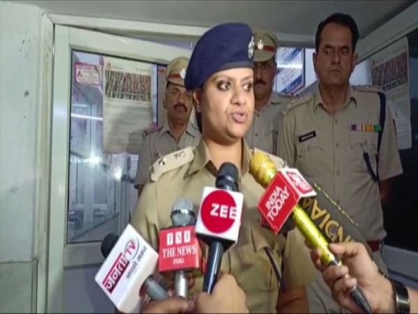 DCP (North West) Vijayanta Arya speaks to media in New Delhi on Saturday. [Photo/ANI]