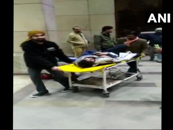 One JNU student allegedly thrashed by three students (Photo/ANI)