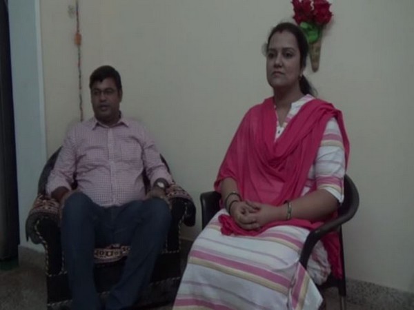 Anubhav Singh and Vibha Singh. Photo/ANI