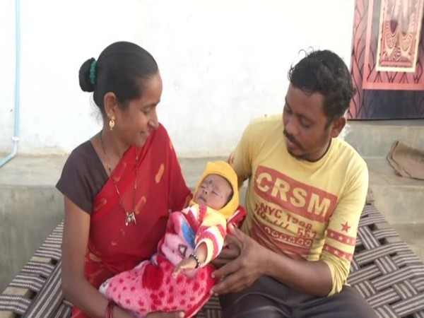 Ashok, a surrendered Naxal with his family (Photo/ANI)