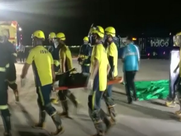 SDRF personnel participated in plane crash emergency exercise in Dehradun (Photo/ANI)