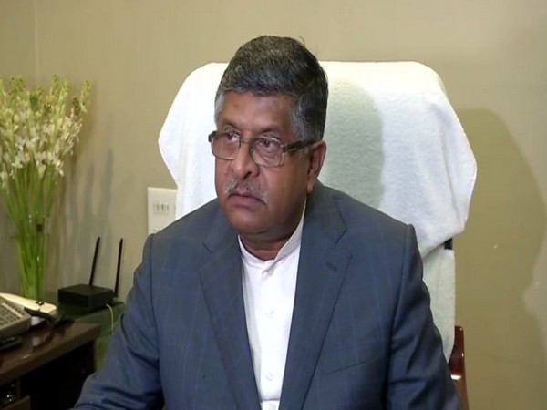 Union Minister Ravi Shankar Prasad while speaking to ANI on Wednesday (Photo/ANI)