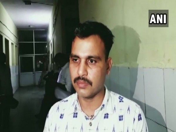 Deputy Superintendent of Police (DSP), Deepak Kumar, Alwar South while speaking to ANI. (Photo/ANI)