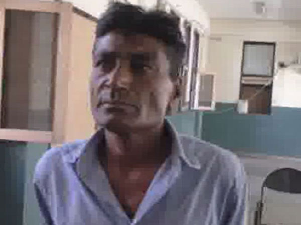 Raj Kamal who administered treatment to a patient in SBLS Civil Hospital on Friday. Photo/ANI