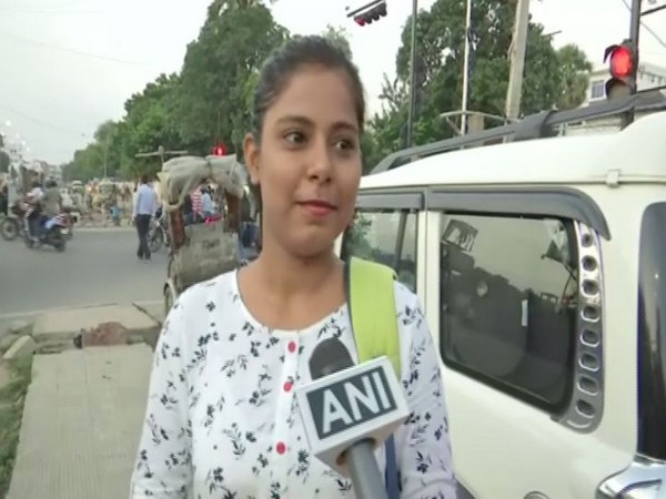 Patna's resident, Suman Chaurasiya while speaking to ANI on Friday. (Photo/ANI)