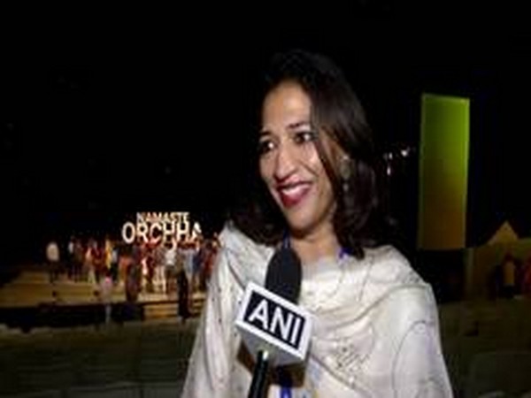 Namaste Orchha festival director and curator Yasmin Kidwai while speaking to ANI  (Photo/ANI)
