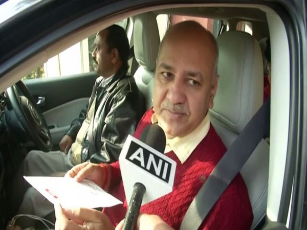 Delhi Deputy Chief Minister Manish Sisodia speaking to ANI on Friday (Photo/ANI)