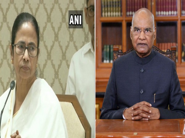 West Bengal Chief Minister Mamata Banerjee (left) President Ram Nath Kovind (right) (File Photos/ANI)