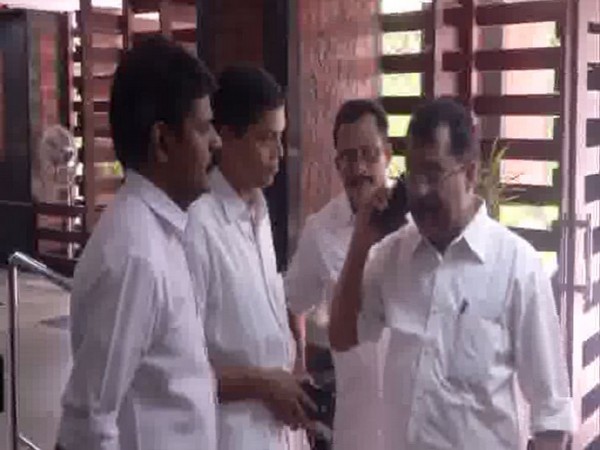 PS Sreedharan with other party leaders during the core committee meeting