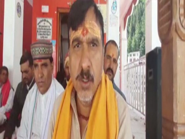Suresh Somwal, president of Gangotri Dham temple committee talking to ANI.