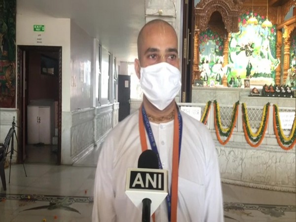Brajjan Ranjan Das, a temple official in conversation with ANI. (Photo/ANI)