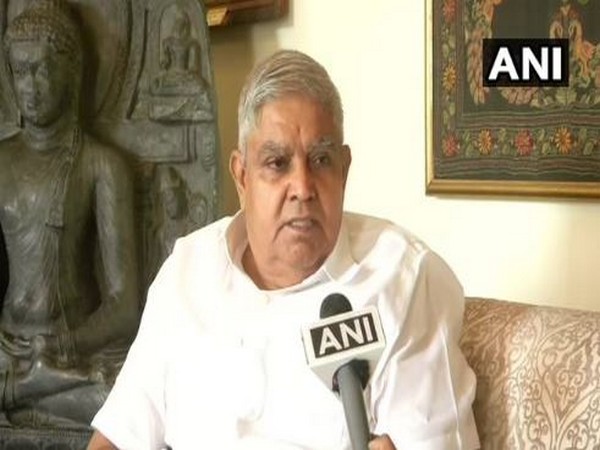 West Bengal Governor Jagdeep Dhankhar while speaking to ANI on Wednesday (Photo/ANI)