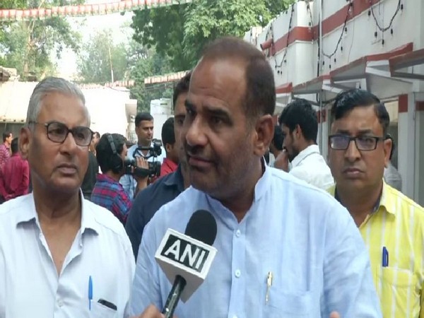 BJP MP Ramesh Bidhuri speaking to ANI in New Delhi on Friday. Photo/ANI