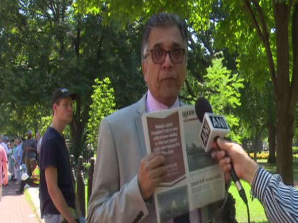 Nadeem Nusrat, Chairman of the South Asian Minorities Alliance Foundation speaking to ANI on Monday