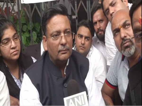 Advocate Ajay Gaur speaking to ANI on Sunday in New Delhi. Photo/ANI