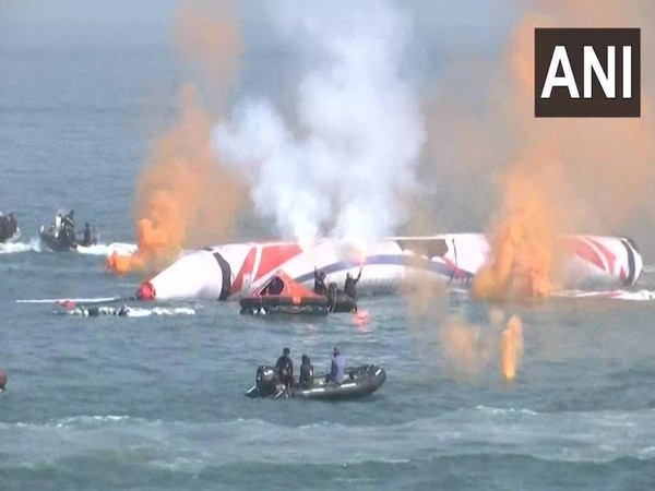 Final exercise of the National level Search and Rescue Exercise (SAREX-2020) conducted at Vasco, South Goa district (Photo/ANI)