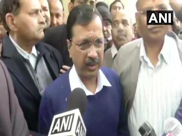 Delhi Chief Minister Arvind Kejriwal while speaking to the reporters on Friday (Photo/ANI)