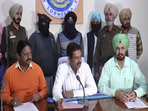 The three accused men in the custody of police in Ludhiana on Sunday (Photo/ANI)