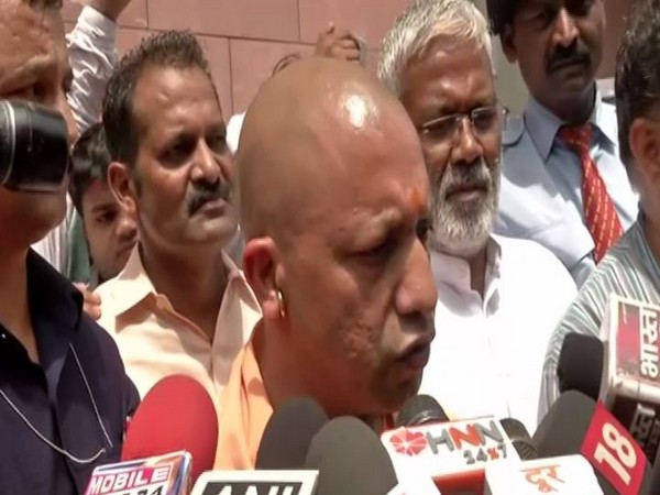 Chief Minister Yogi Adityanath while addressing the reporters on Wednesday. (Photo/ANI)