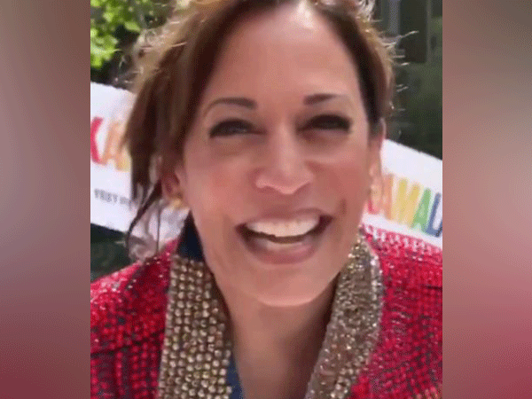 US Senator and presidential candidate Kamala Harris