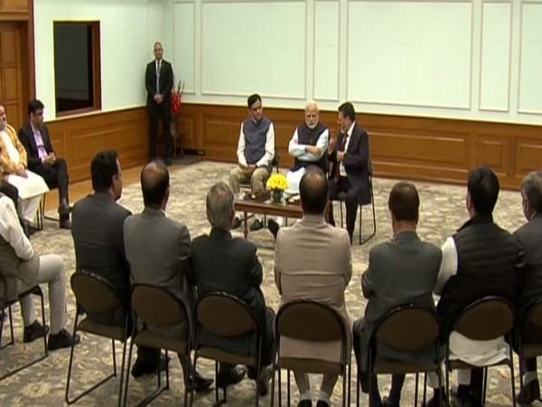 Prime Minister Narendra Modi met 24-member delegation from Jammu and Kashmir's Apni Party in New Delhi on Saturday. Photo/ANI