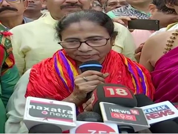 West Bengal Chief Minister Mamata Banerjee speaking to reporters on Wednesday. Photo/ANI
