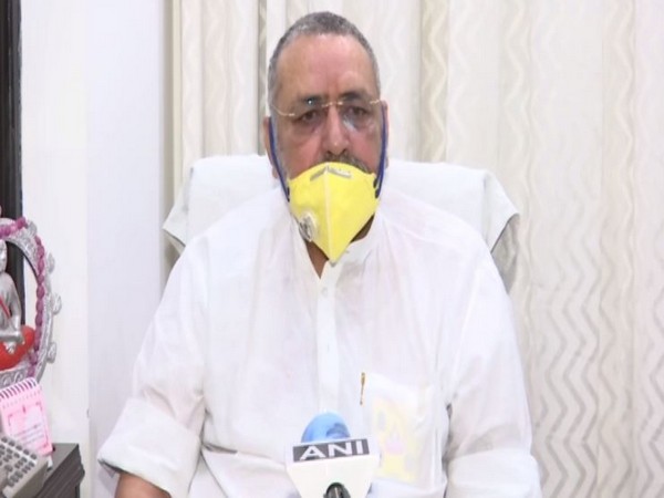 Union Minister Giriraj Singh while speaking to ANI on Sunday. (Photo/ANI)
