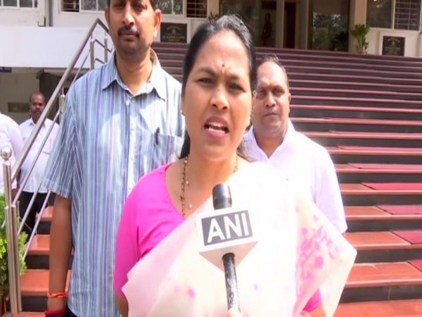 BJP MP Shobha Karandlaje speaking to ANI on Monday. Photo/ANI