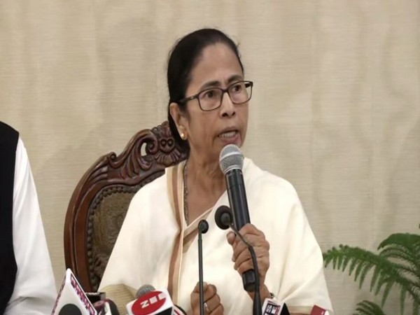 West Bengal Chief Minister Mamata Banerjee while addressing the media persons on Tuesday. (Photo/ANI)
