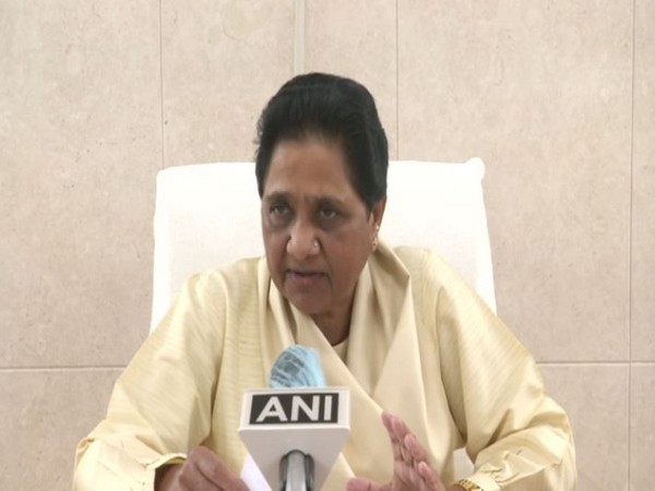 Bahujan Samaj Party chief Mayawati speaking to ANI. (Photo/ANI)