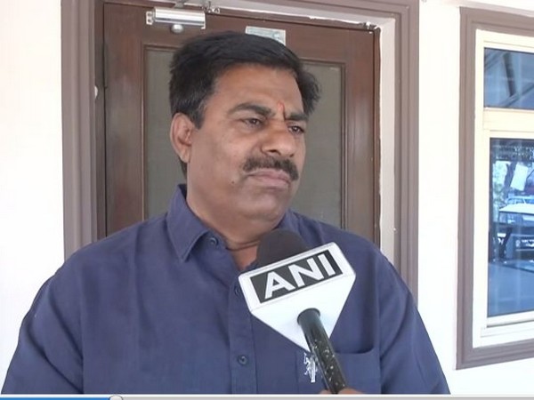 BJP leader Rameshwar Sharma speaking to ANI in Bhopal on Saturday. Photo/ANI