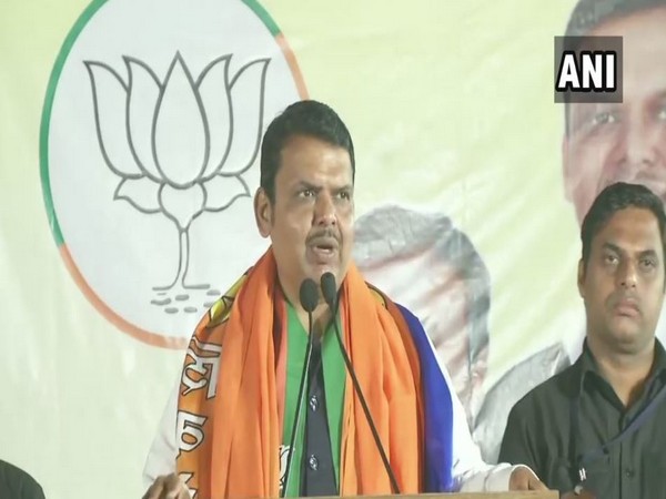 Chief Minister Devendra Fadnavis while addressing a election rally in Nagpur, Maharashtra (Photo/ANI)