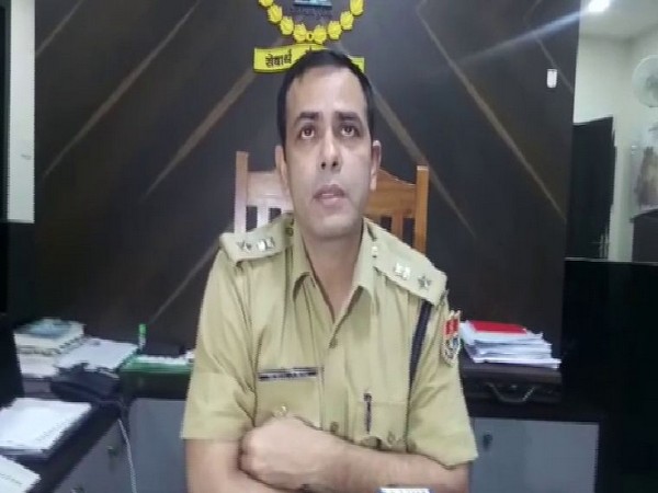 Udaipur SP, Kailash Chandra Bishnoi speaking to reporters. Photo/ANI